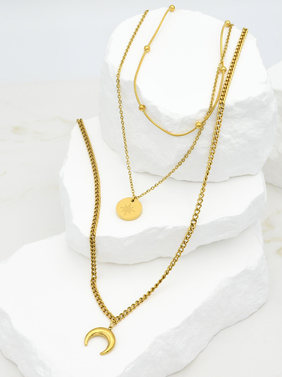 Stacker Horn Necklace Set