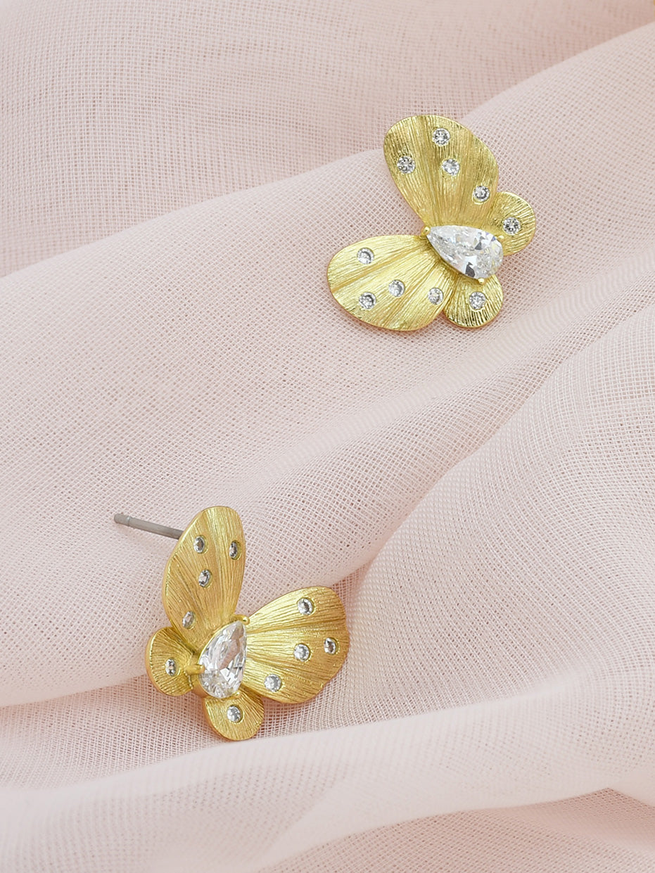 Brushed Butterfly Ear - Gold