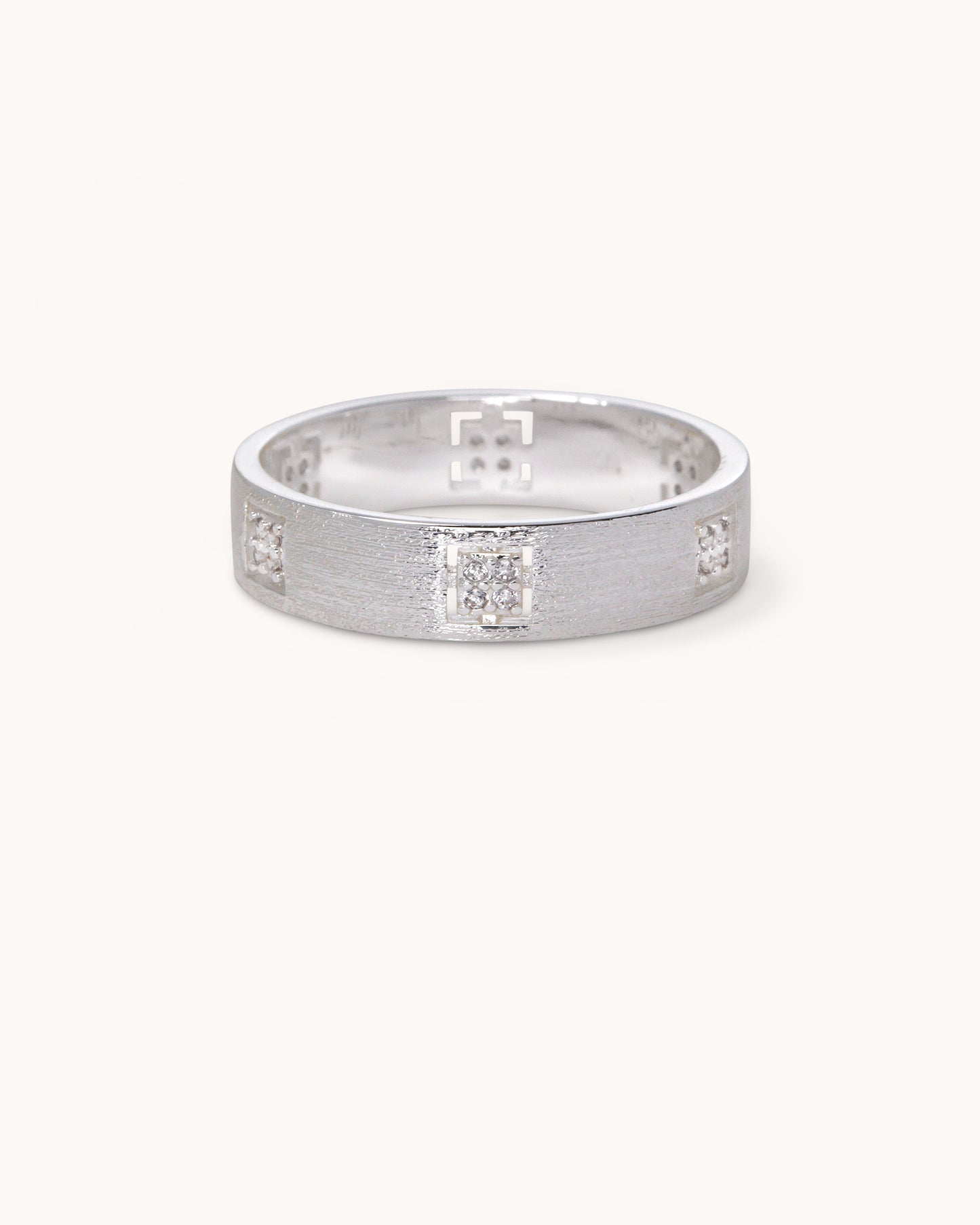 TRUE Solid or Plated This Demi-Fine ring from City x City makes a bold fashion statement. With its contemporary style, the design features a Fine Silver Plated finish. 