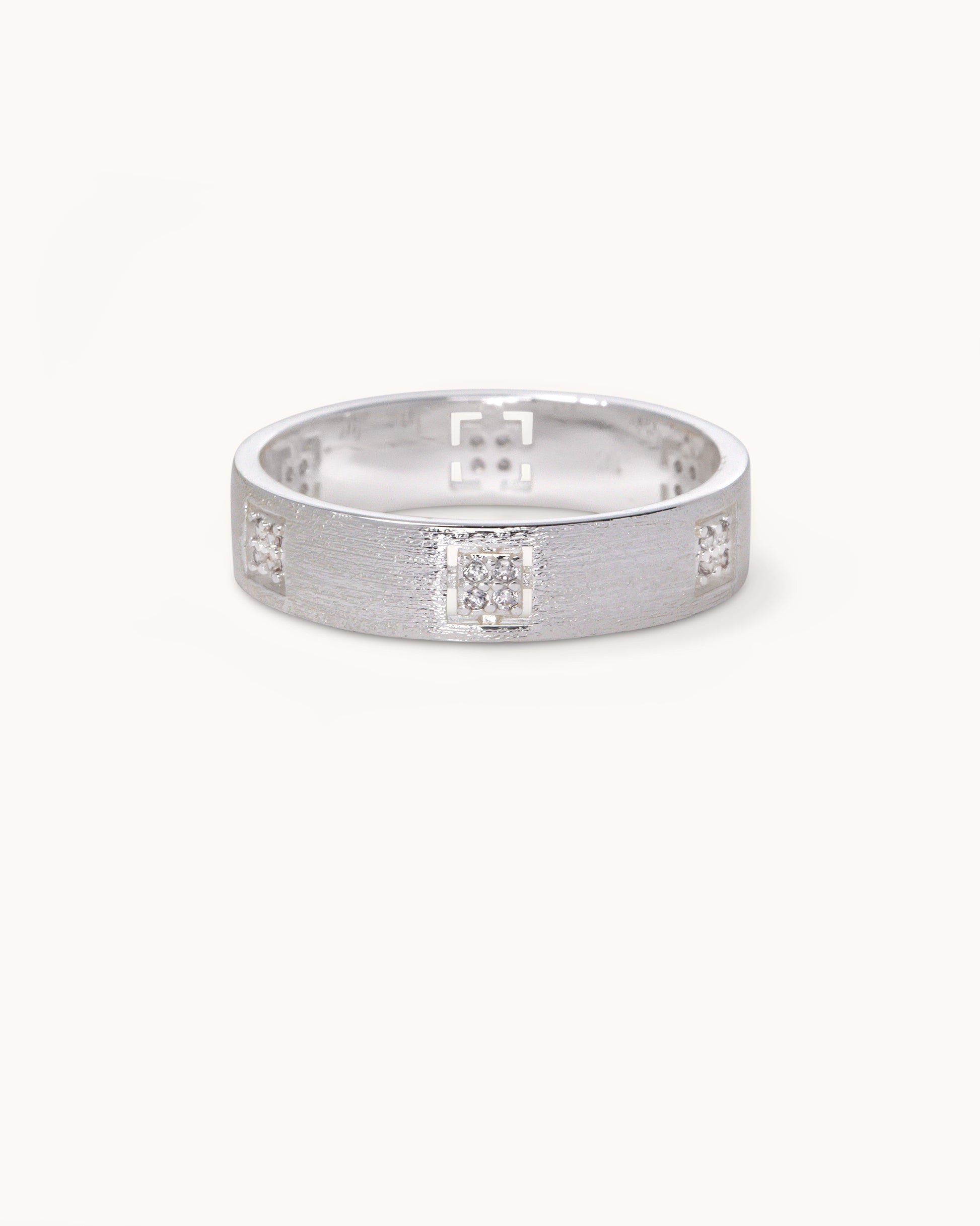 TRUE Solid or Plated This Demi-Fine ring from City x City makes a bold fashion statement. With its contemporary style, the design features a Fine Silver Plated finish. 