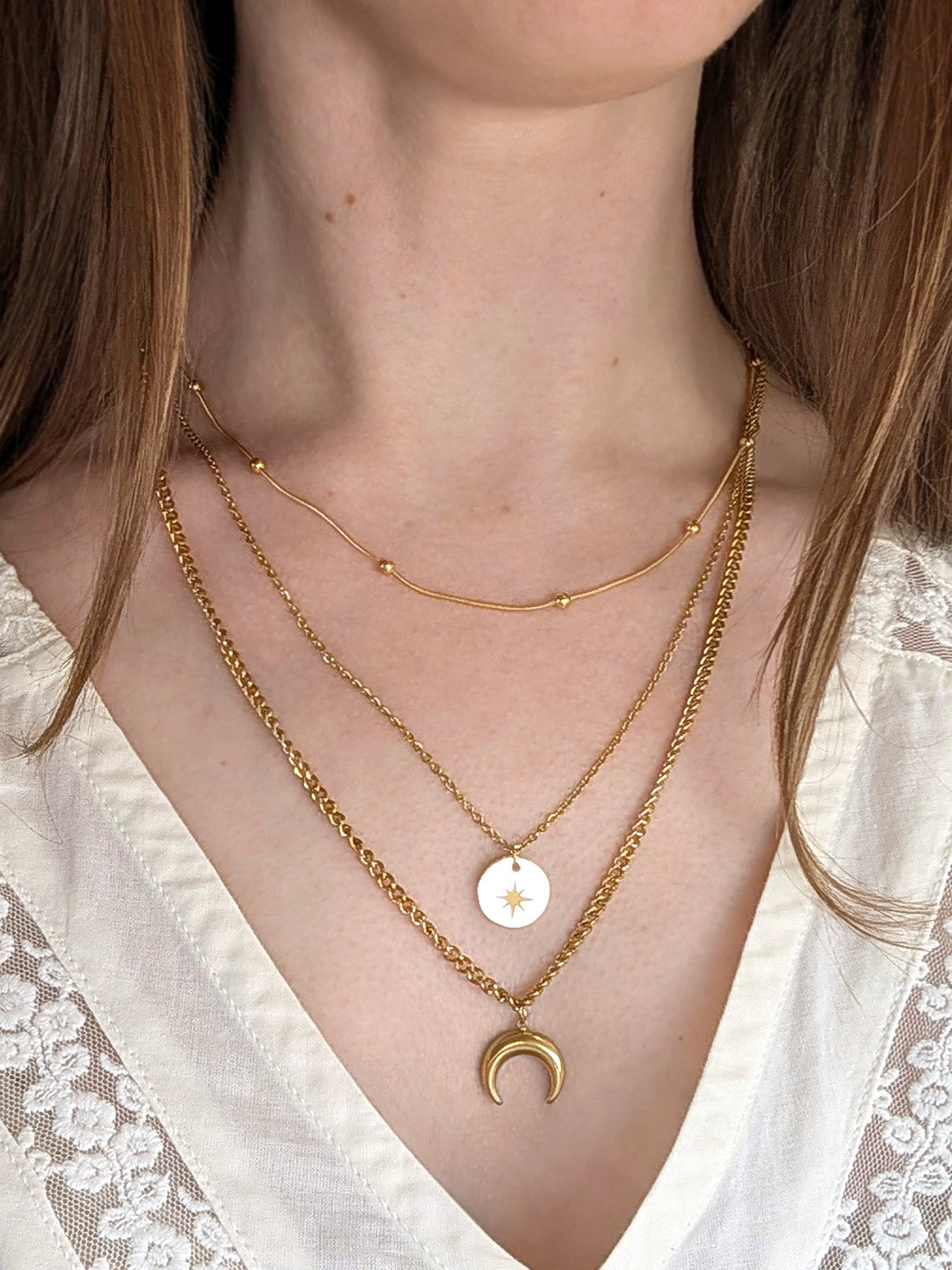 Stacker Horn Necklace Set
