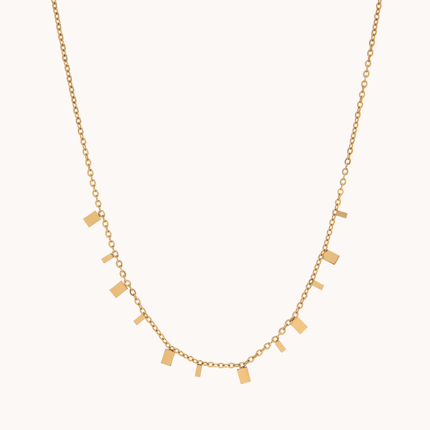 Chain Drop Necklace - Gold