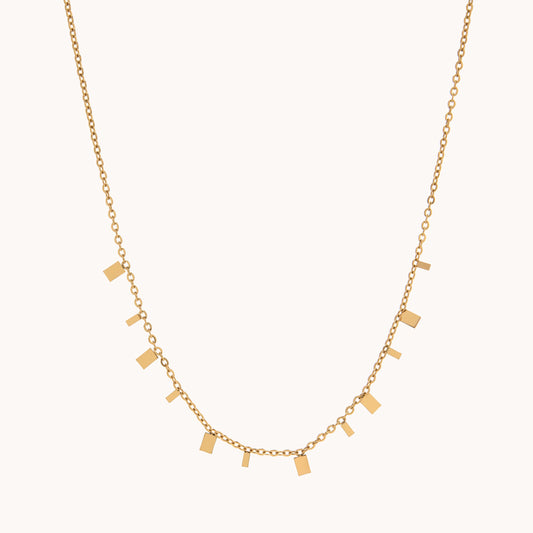 Chain Drop Necklace - Gold