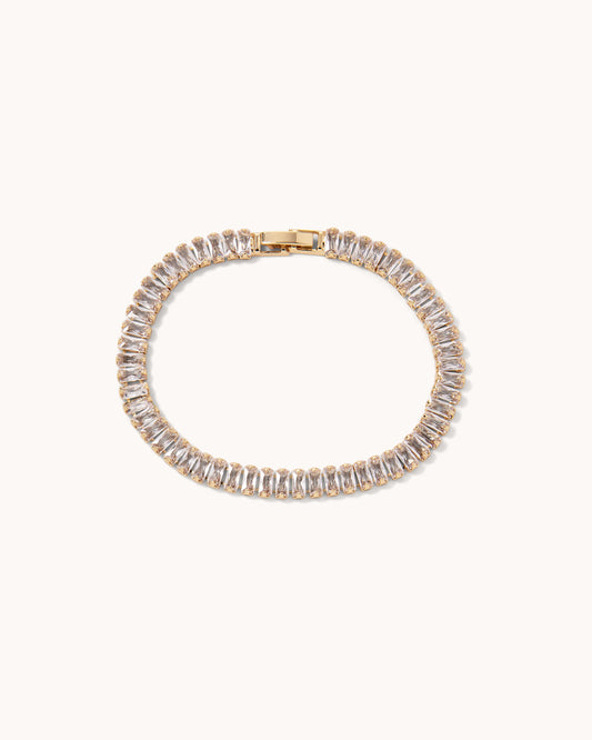 Baguette Tennis Bracelet - Gold
