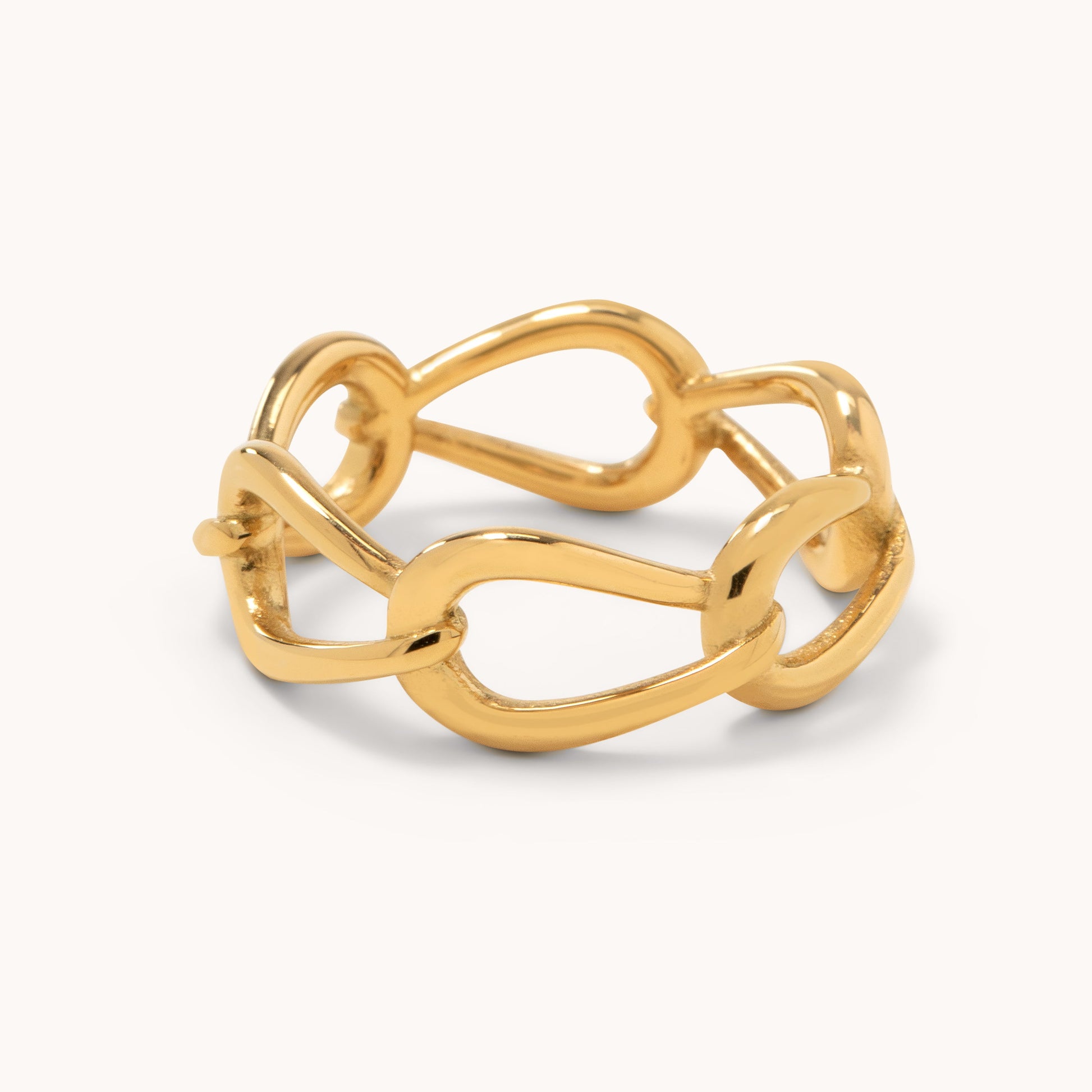 Open Chain Ring - Gold